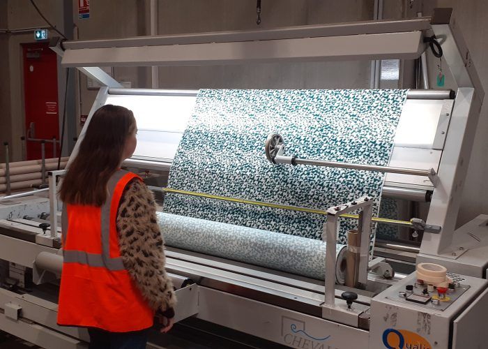 Processus contrôle qualité textile