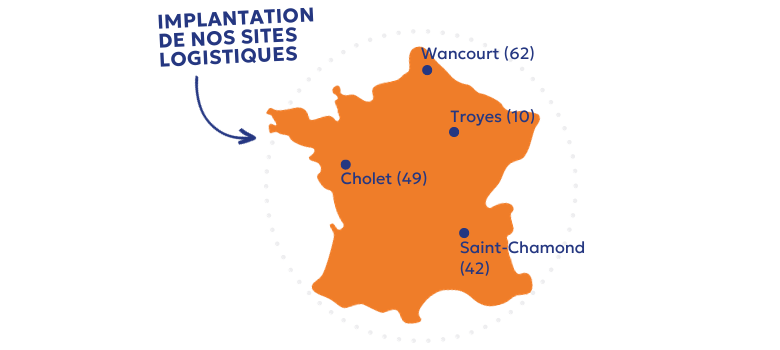 Logtex implantation sites logistiques