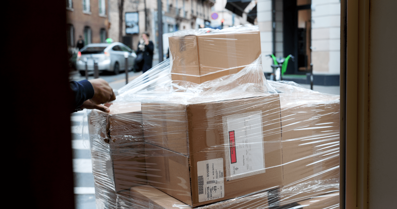 Livraison urbaine BtoC d'une boutique de prêt-à-porter